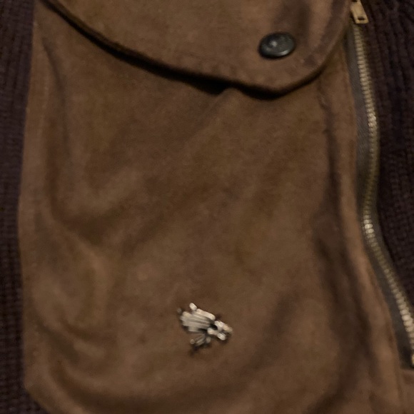 Ringspun Zip Sweater, Size Medium - Picture 6 of 8